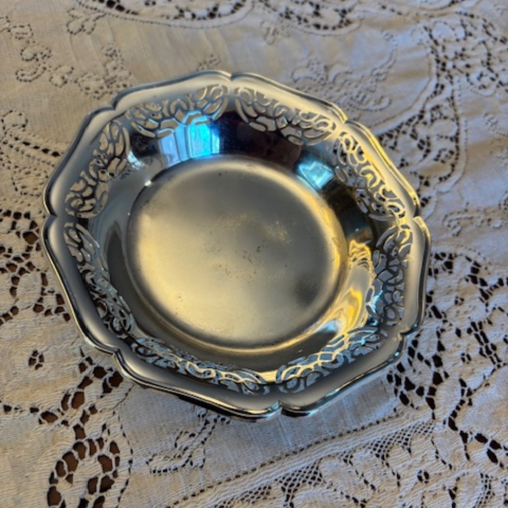 WMF Ikora- Vintage  German silver plate footed dish
